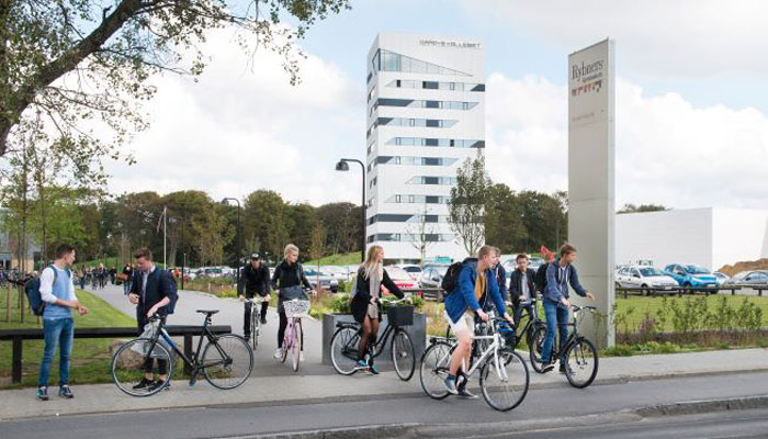 Cykelpendling i Esbjerg.